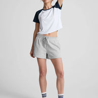 Beyond Yoga Featherweight Colorblock Tee in Nocturnal Navy