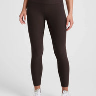 Spacedye Caught In The Midi High Waisted Legging | Dark Chocolate Heather