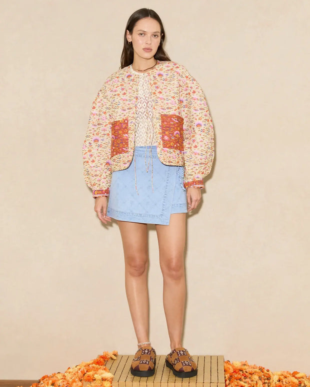 Boteh Dylan Wrap Mini Skirt 