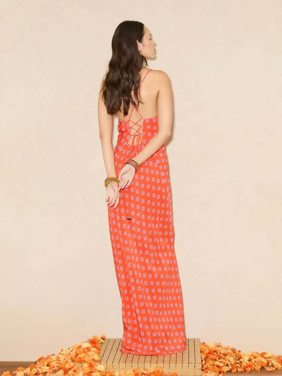Boteh Rani Silk Bias Maxi Slip Dress