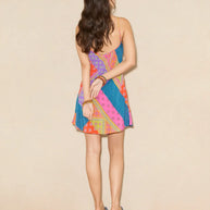 Boteh Rani Silk Bias Mini Dress