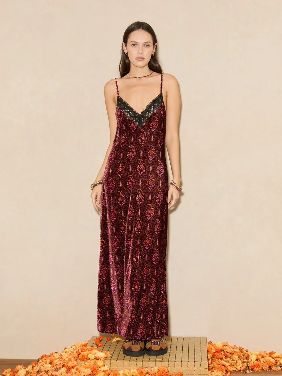 Boteh Rivoli Cami Slip Dress 