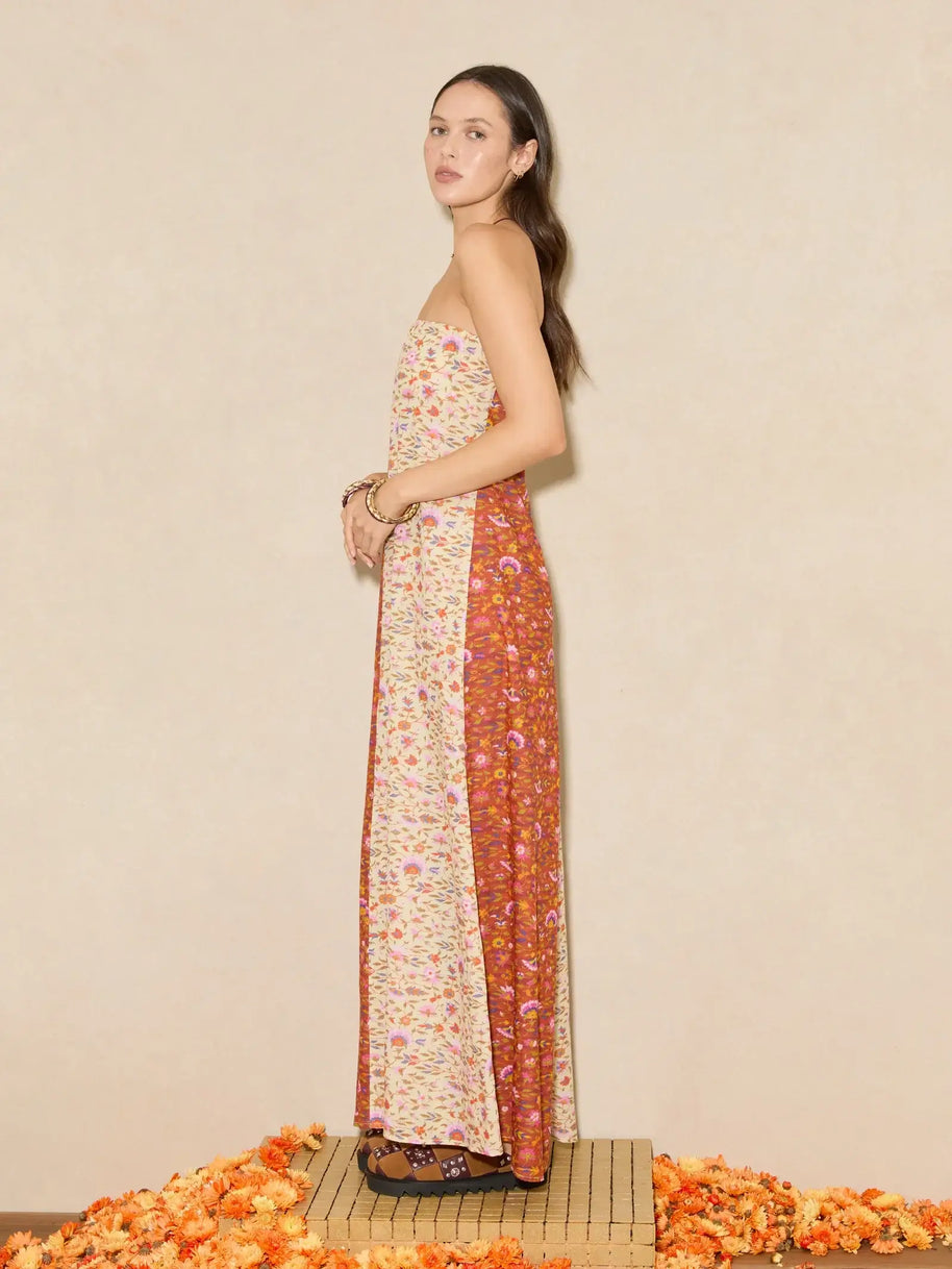 Boteh Soraya Strapless Maxi Dress 