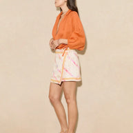 Boteh Aurora Wrap Mini Skirt 