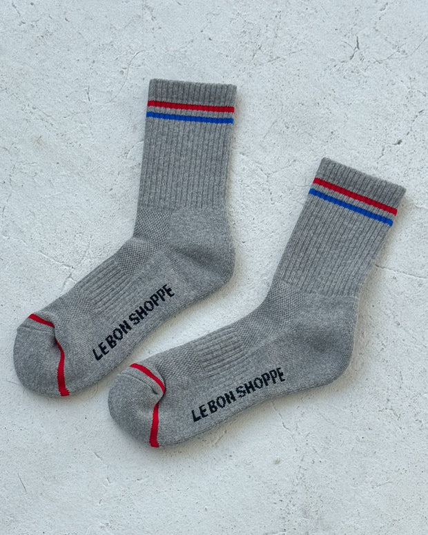Le Bon Shoppe Boyfriend Socks True Grey