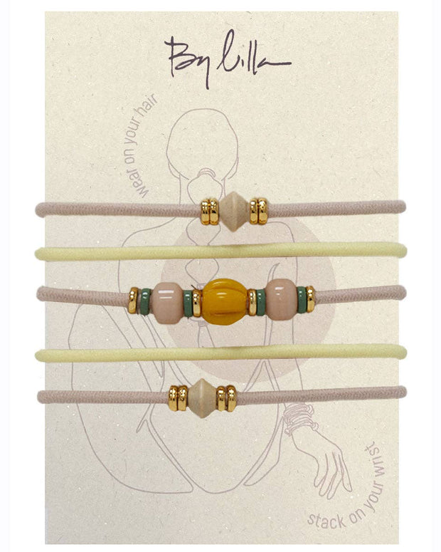 By Lilla Hair Tie Pack in SPF