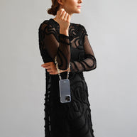Ossa Crystal Paisley Wristlet Phone Cord 