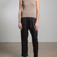 Calen Pant Vintage Satin | Black
