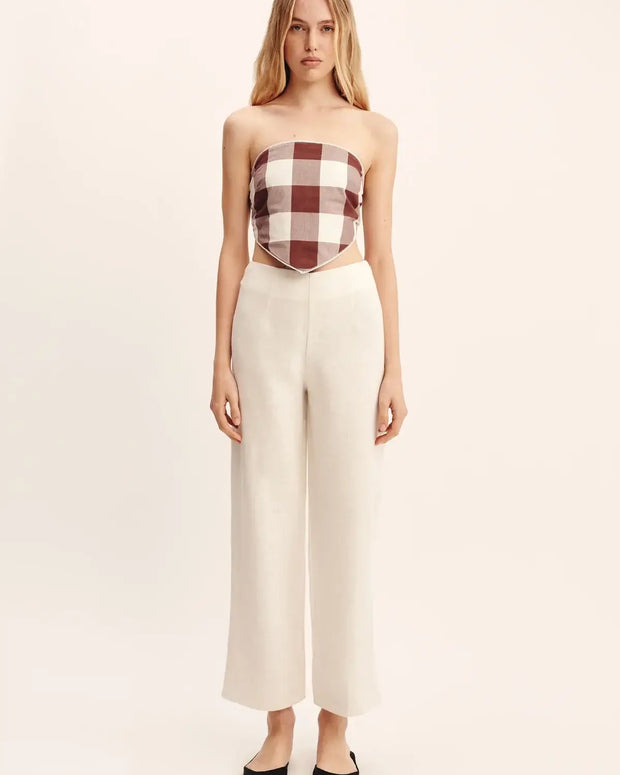 Posse Callie Strapless Banadana Top