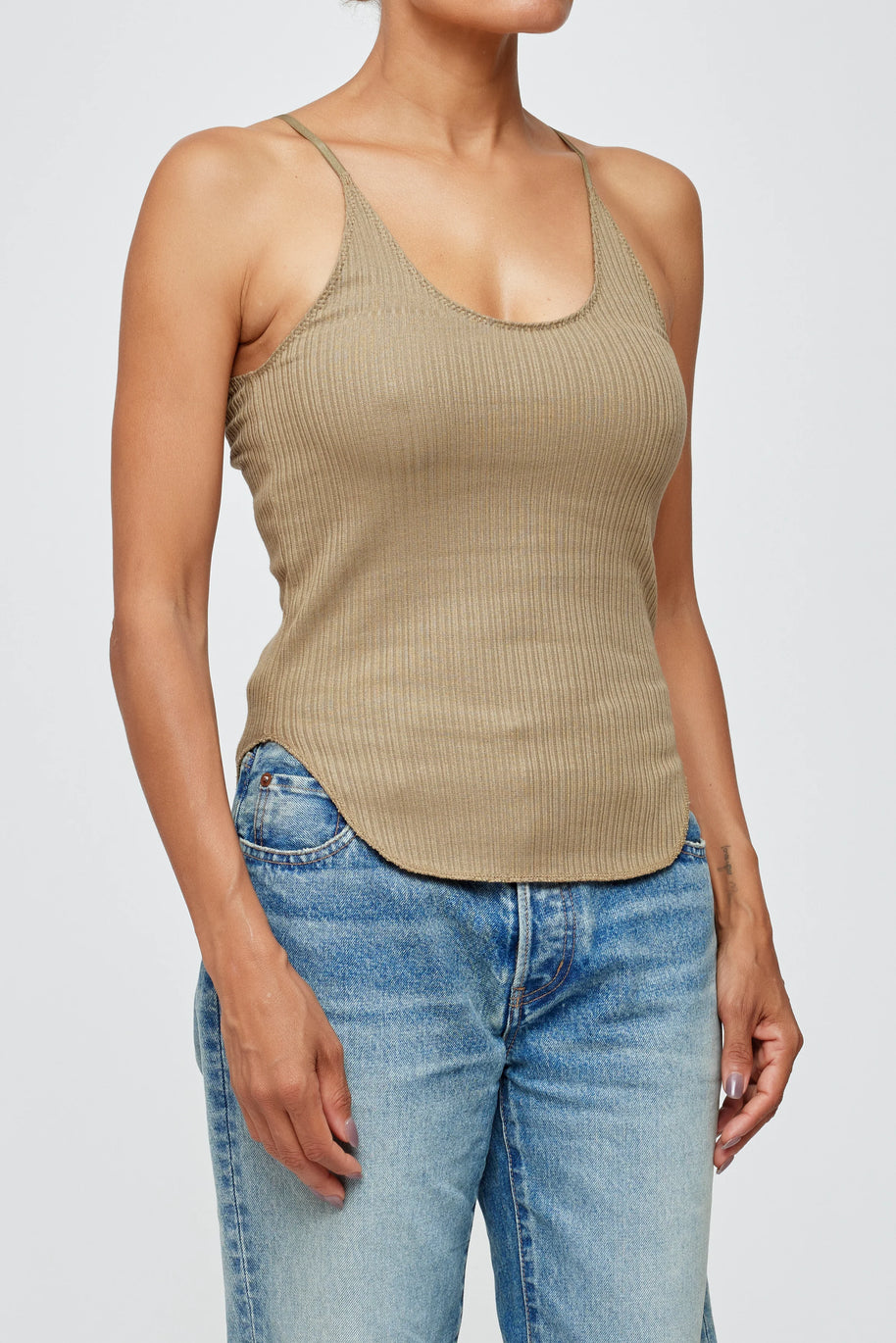 Moussy Vintage Basic Tank Camel 