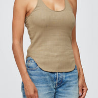 Moussy Vintage Basic Tank Camel 