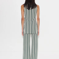 SIMONMILLER Canoga Knit Top in Gummy Green Stripe Simon Miller