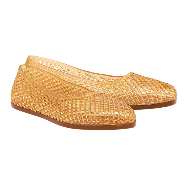 Ancient Greek Iro Flats in Caramel 