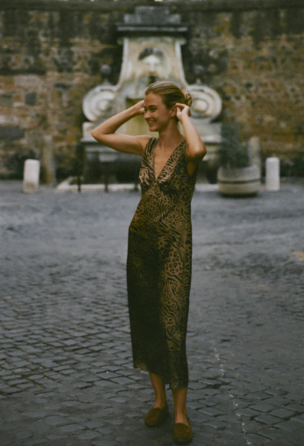 Krista Dress | Leopard