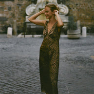 Krista Dress | Leopard
