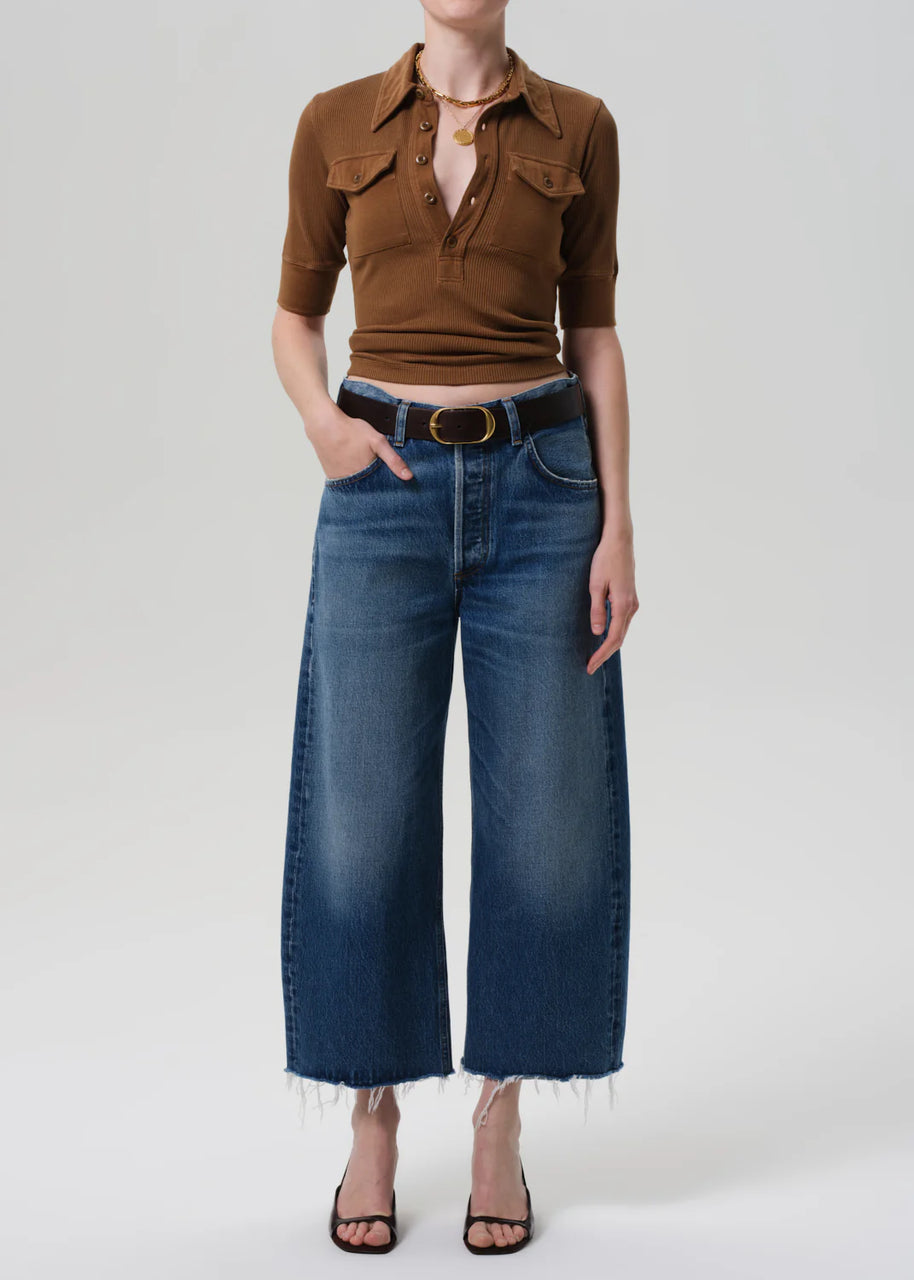 Ayla Raw Hem Crop Jean Citizens of Humanity 