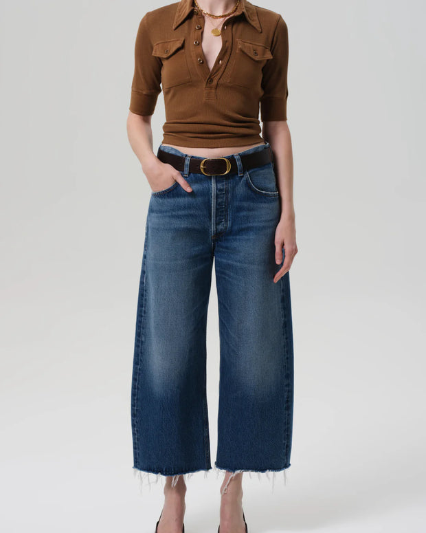 Ayla Raw Hem Crop Jean Citizens of Humanity 