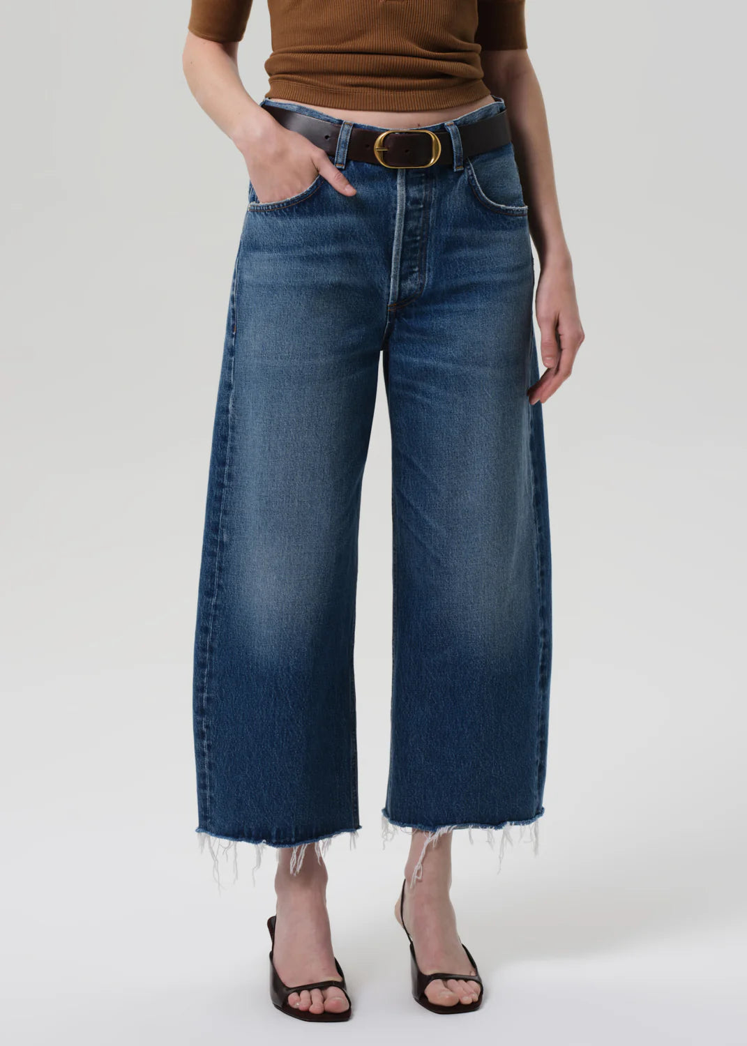 Ayla Raw Hem Crop Jean Citizens of Humanity 
