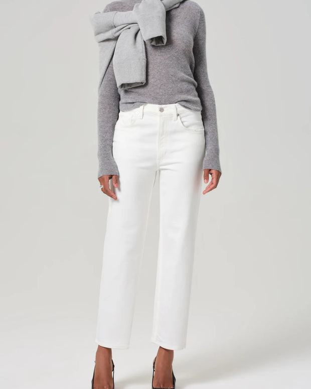 Citizens of Humanity Palma Straight Leg Jeans in White