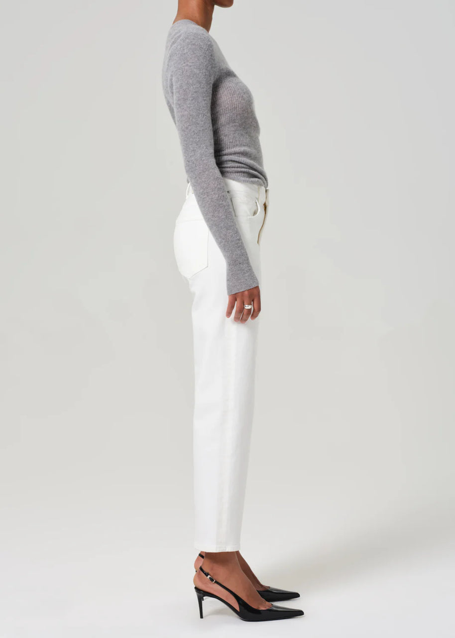 Citizens of Humanity Palma Straight Leg Jeans in White