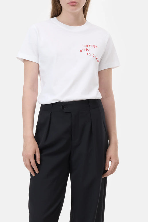 Better Stay Closed Tee | White