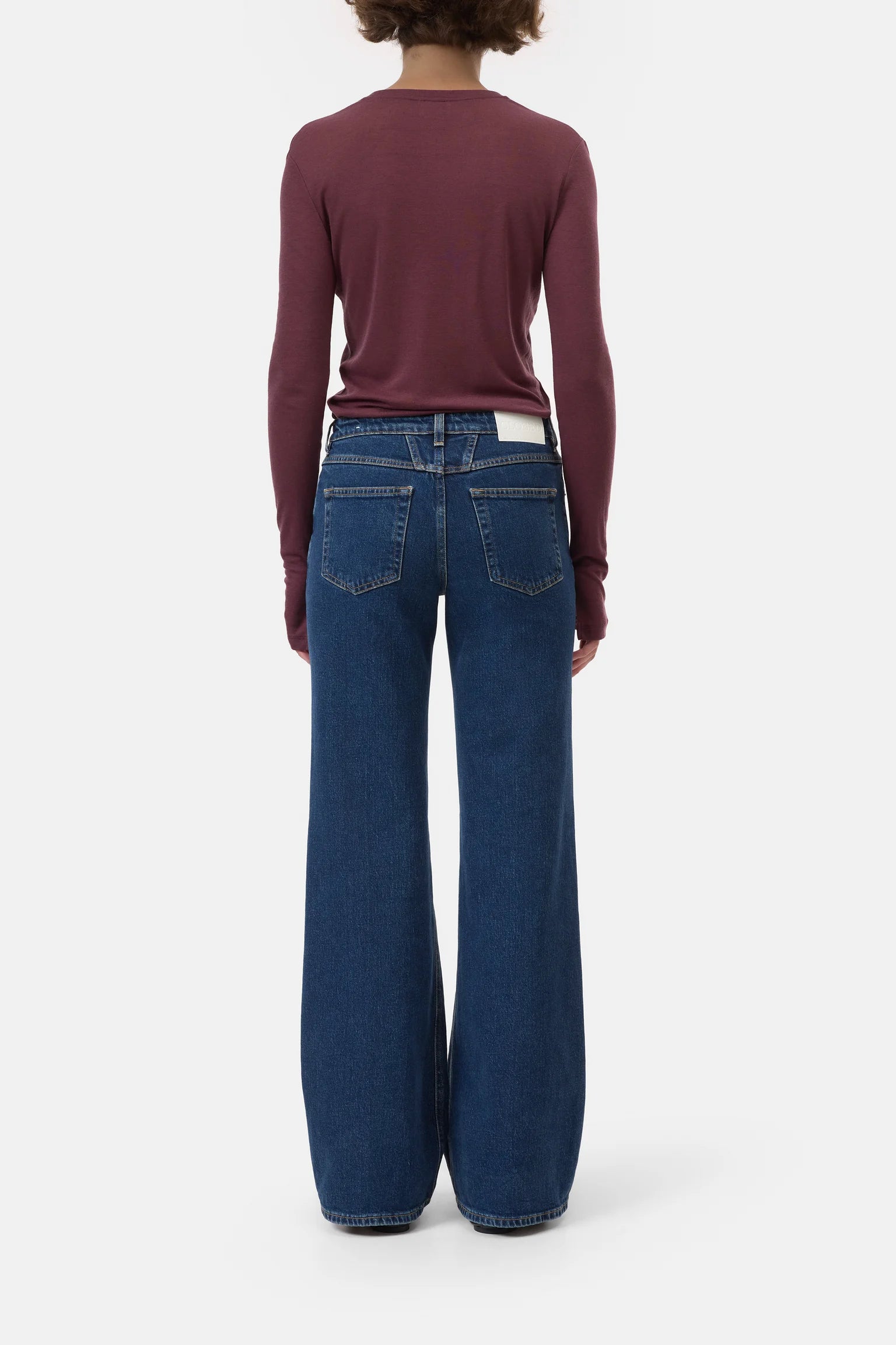 Closed Denim Gillan Wide Leg Dark Denim for Women 