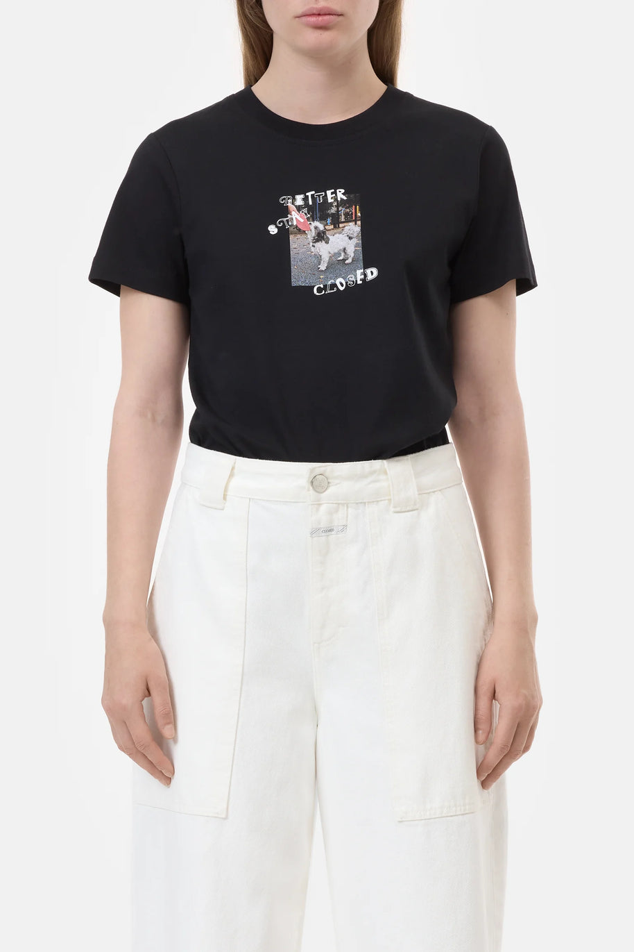 Better Stay Closed Tee | Black