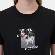 Better Stay Closed Tee | Black