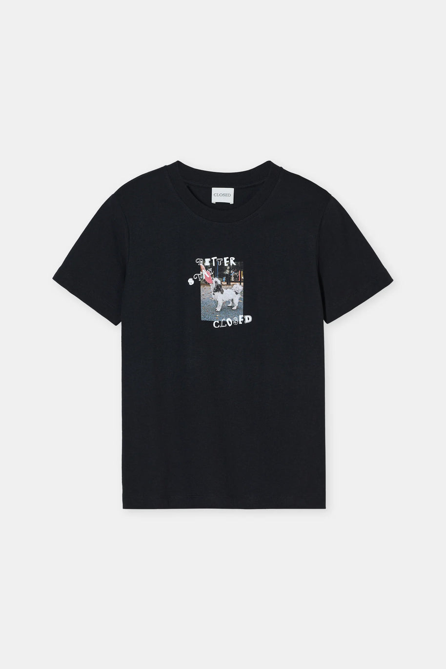 Better Stay Closed Tee | Black