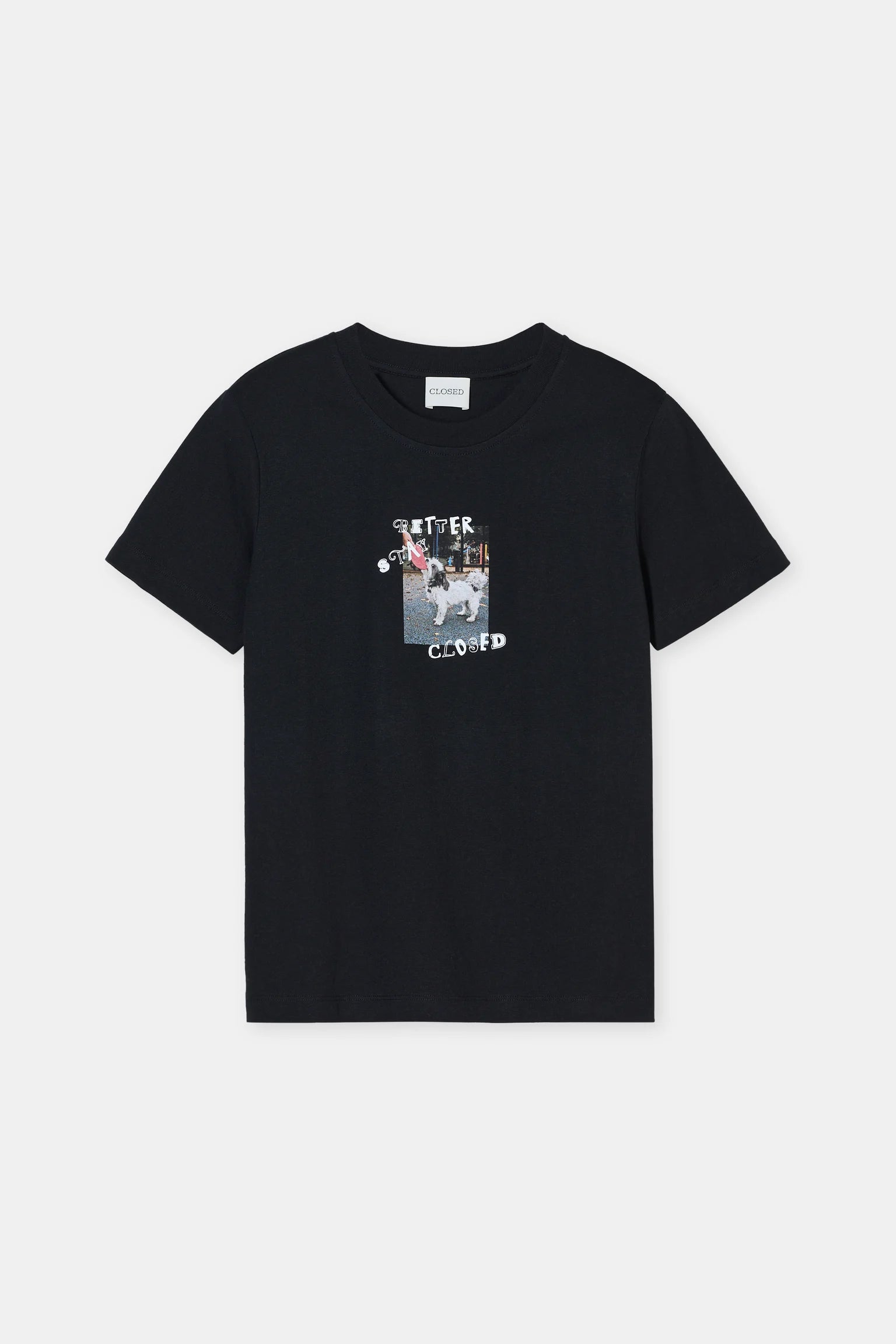 Better Stay Closed Tee | Black