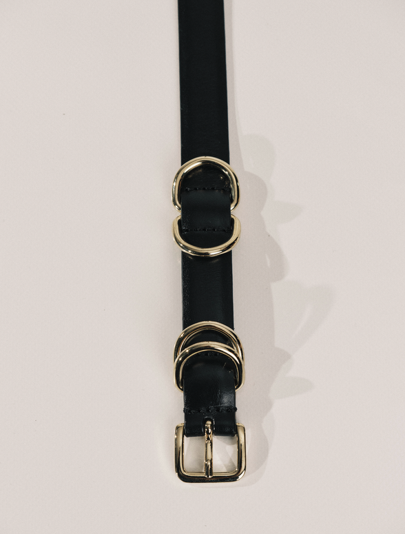 Déhanche Constance Belt Black and Gold Dehanche 