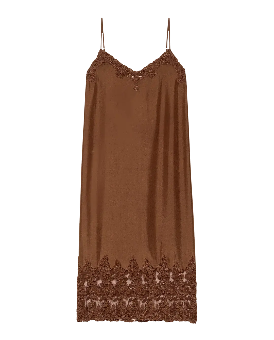 The Great Legacy Dress in Chocolate, Slip Dress, Brown Slip Dress, Silk Dress