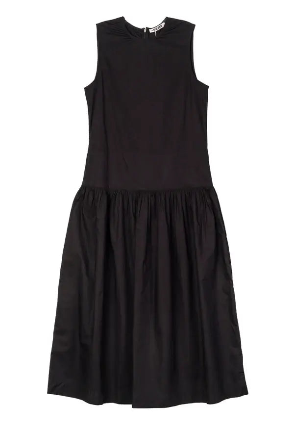 Jenetta Dress Cotton Poplin | Black
