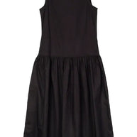 Jenetta Dress Cotton Poplin | Black