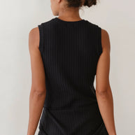 The Sweater Rib Shell | Jet