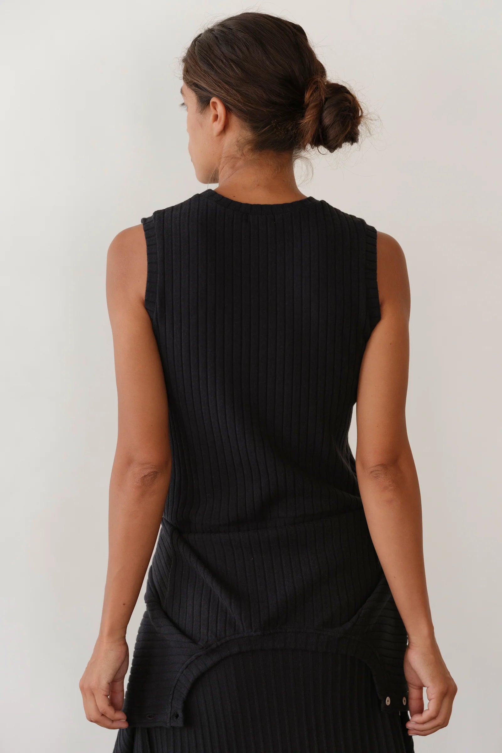 The Sweater Rib Shell | Jet
