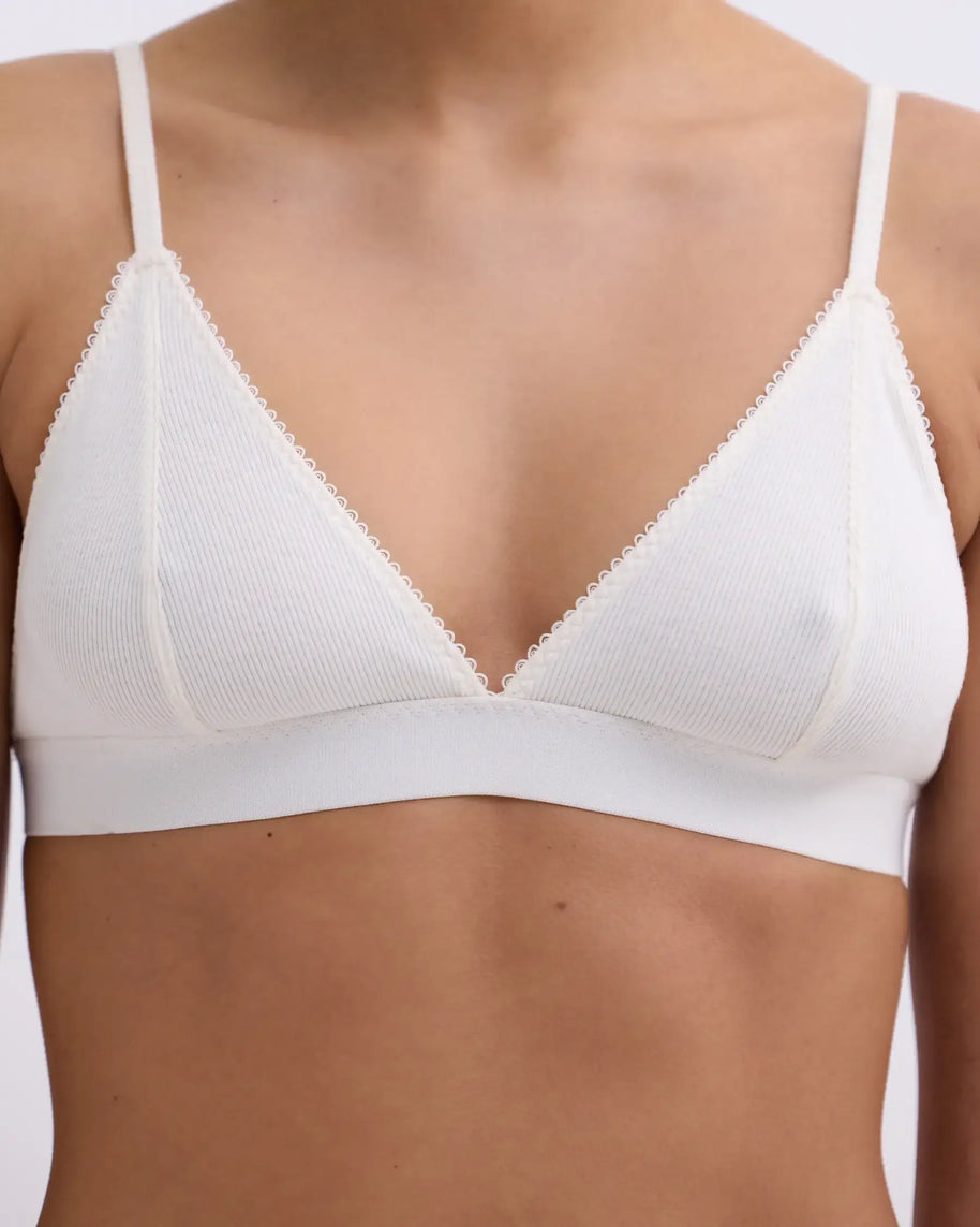 Love Stories Darling Bralette in Off White
