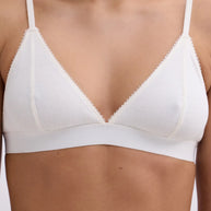 Love Stories Darling Bralette in Off White