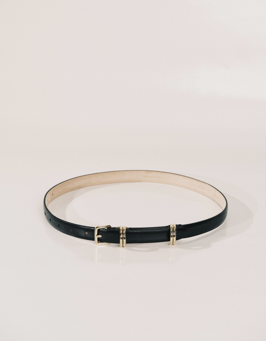 Déhanche Constance Belt Black and Gold Dehanche 