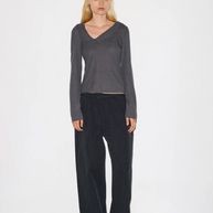Deiji Studio Loop Pant Ink Butter Stripe Trouser 