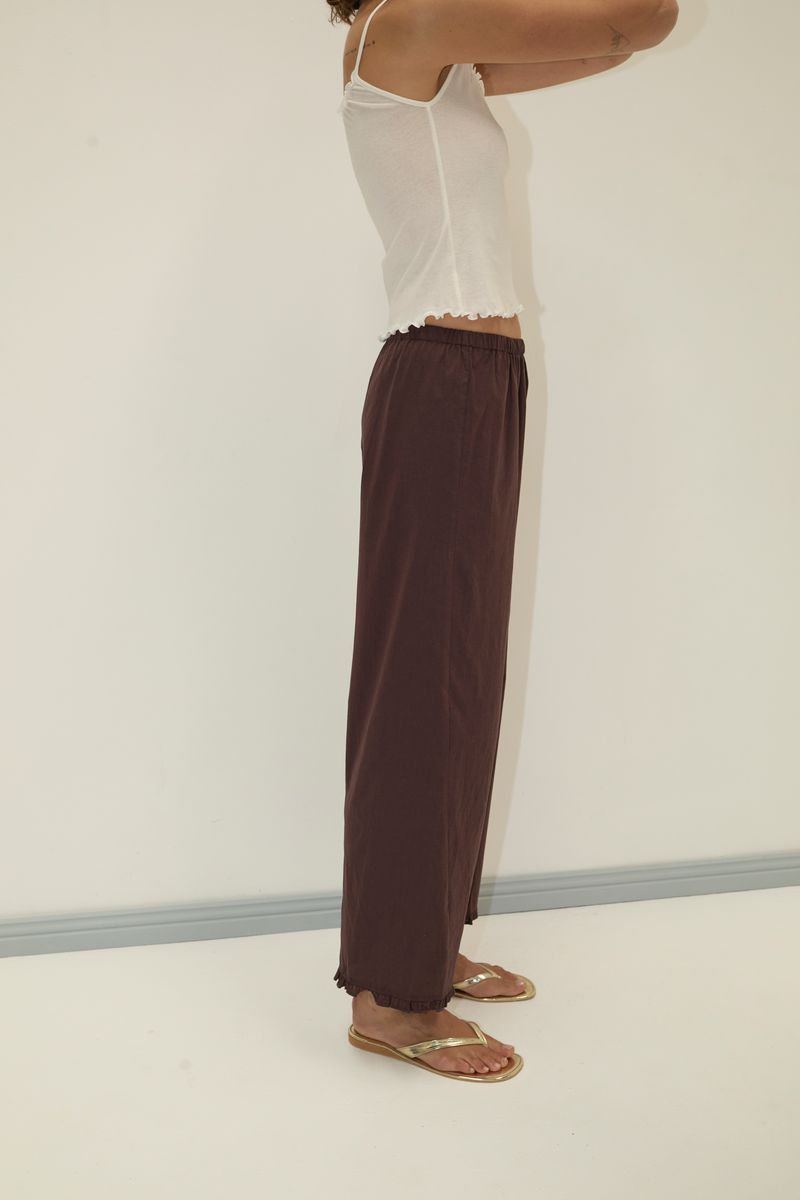 Flounce Pant | Umber