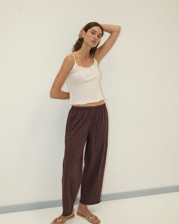 Flounce Pant | Umber
