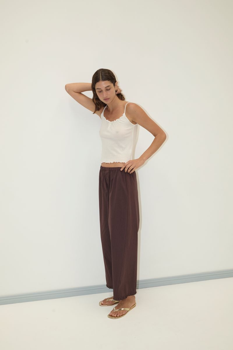 Flounce Pant | Umber
