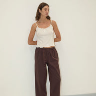 Flounce Pant | Umber