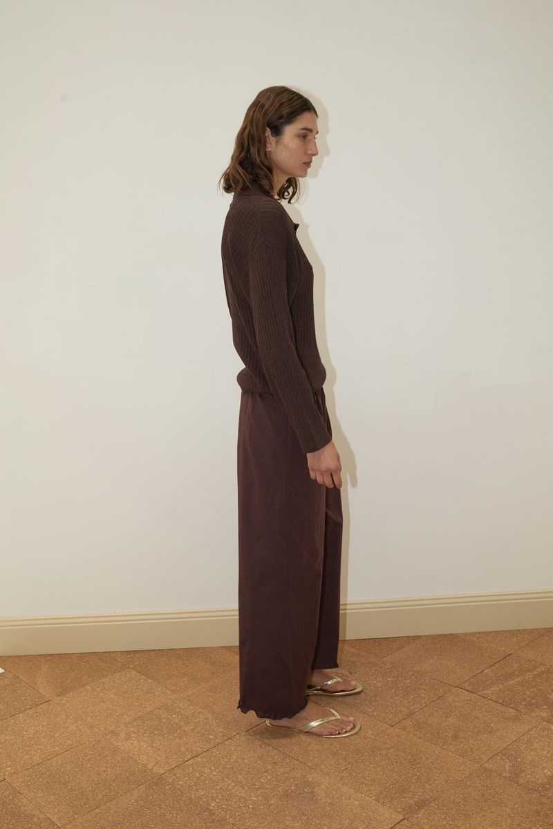 Flounce Pant | Umber