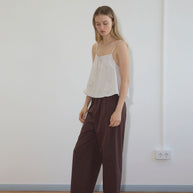 Flounce Pant | Umber