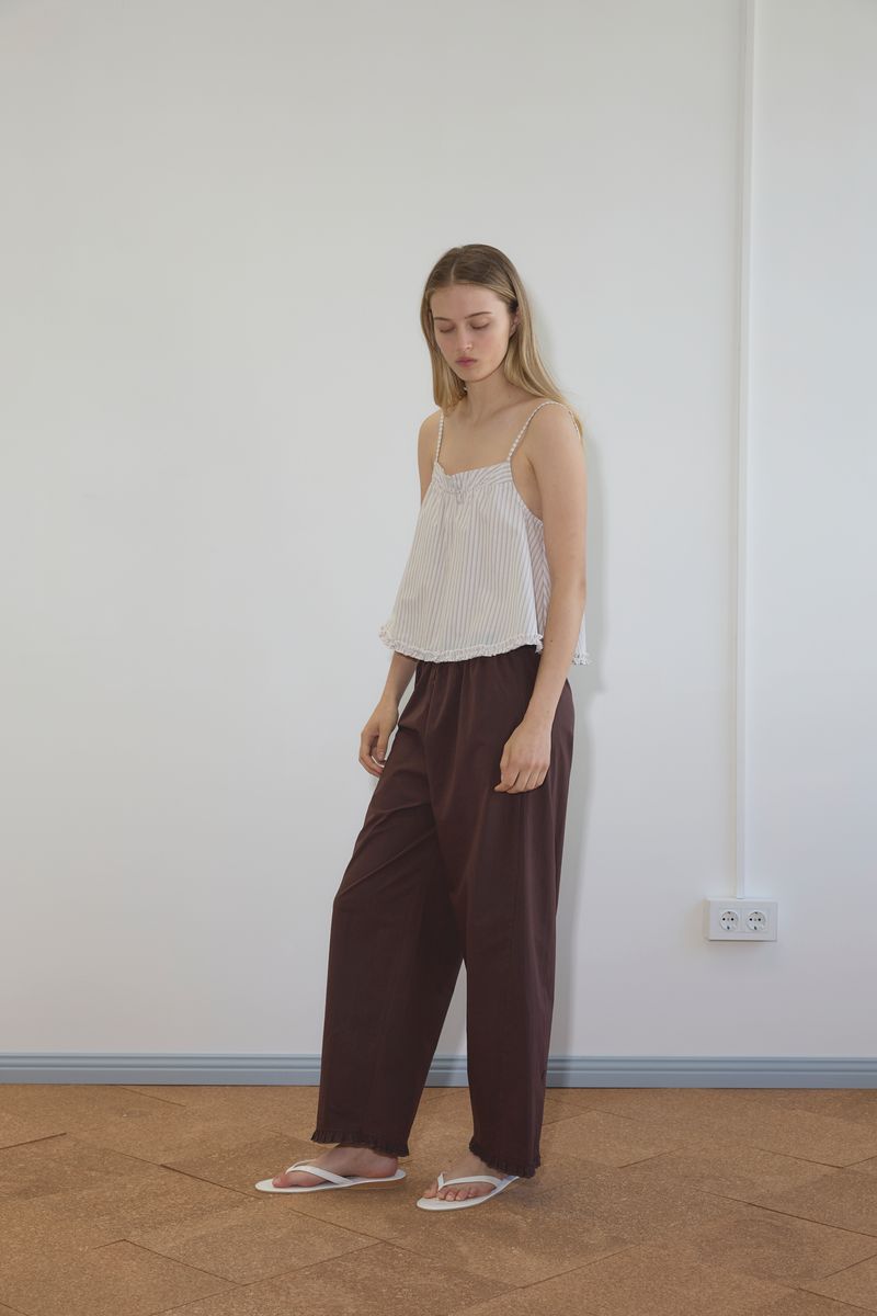 Flounce Pant | Umber