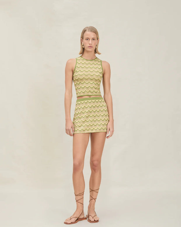 Devon Windsor Lane Skirt in Pistachio 