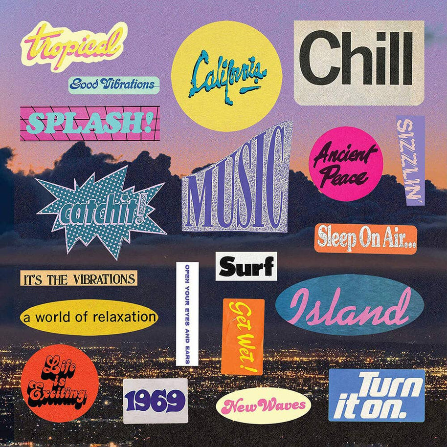 Dewey Saunders LA Words Sticker Sheet 