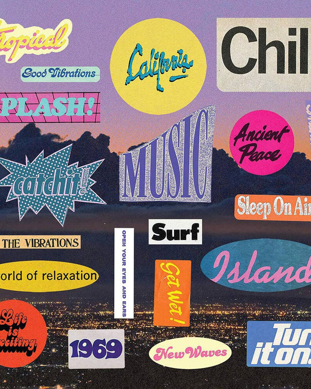 Dewey Saunders LA Words Sticker Sheet 